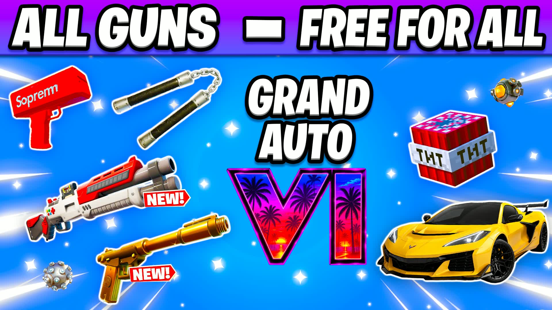 GRAND DRIVE⭐ALL GUNS - FREE FOR ALL CARS