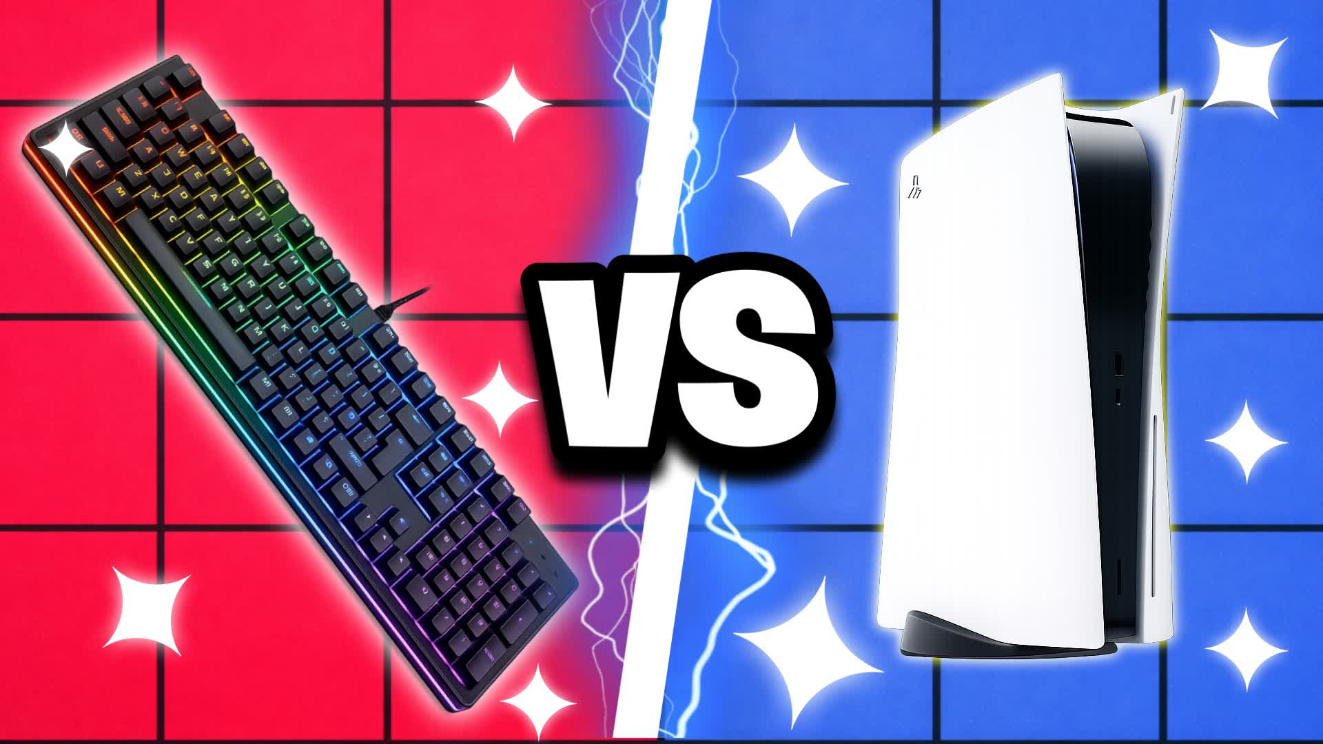 MEGA PC VS CONSOLE RVB🔴🔵