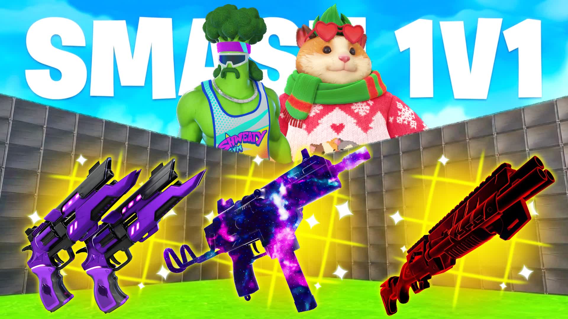SMASH 1V1 FREE FOR ALL - ALL GUNS