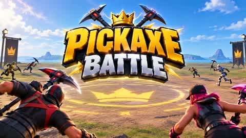 BATTLE PICKAXE IN OPEN WORLD