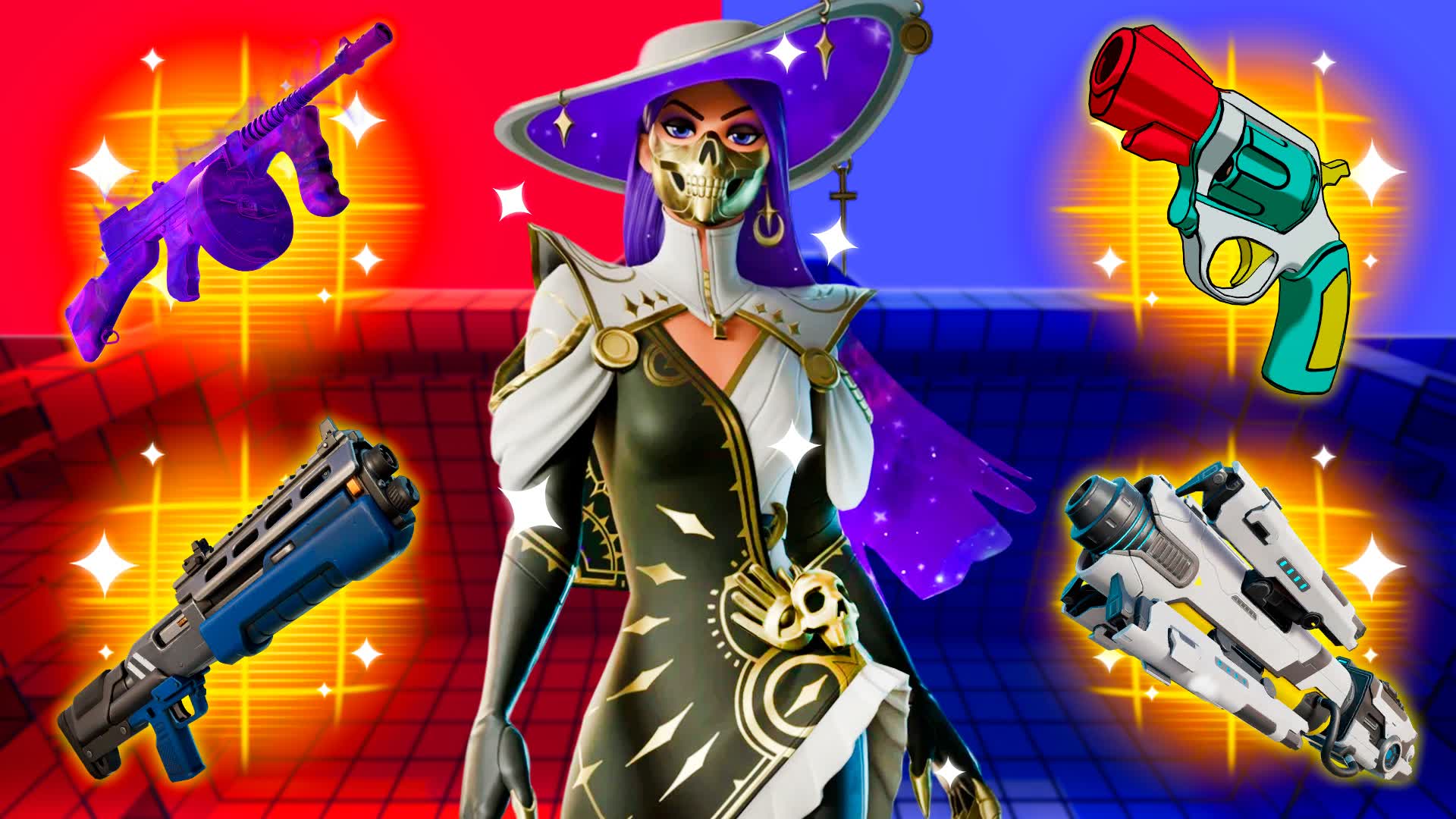 UNREAL HUNTERS RED VS BLUE🔴🔵