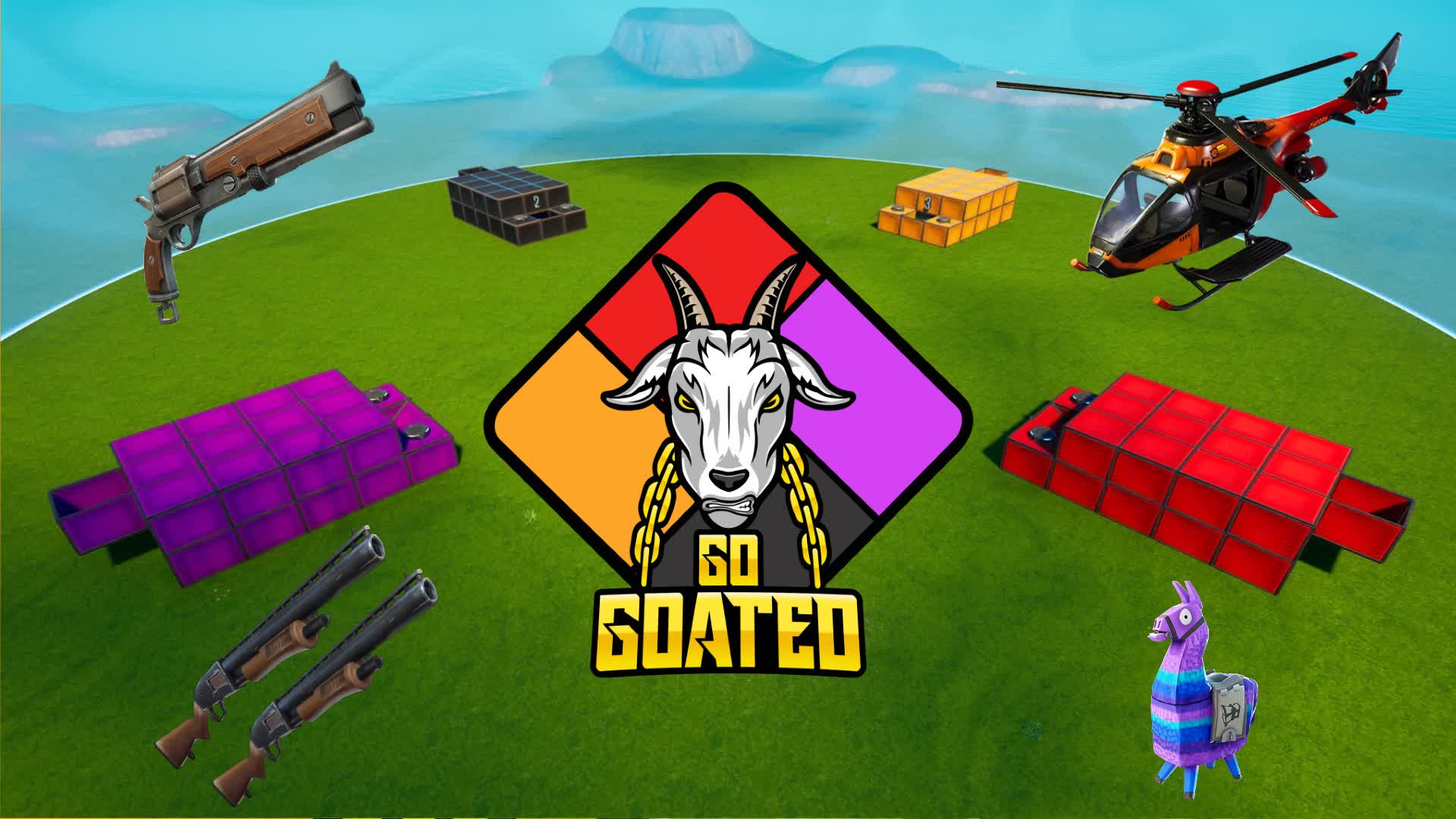 SPECIAL GO GOATED! Zone Wars 4V4 5471-1574-3642 by bilox - Fortnite ...