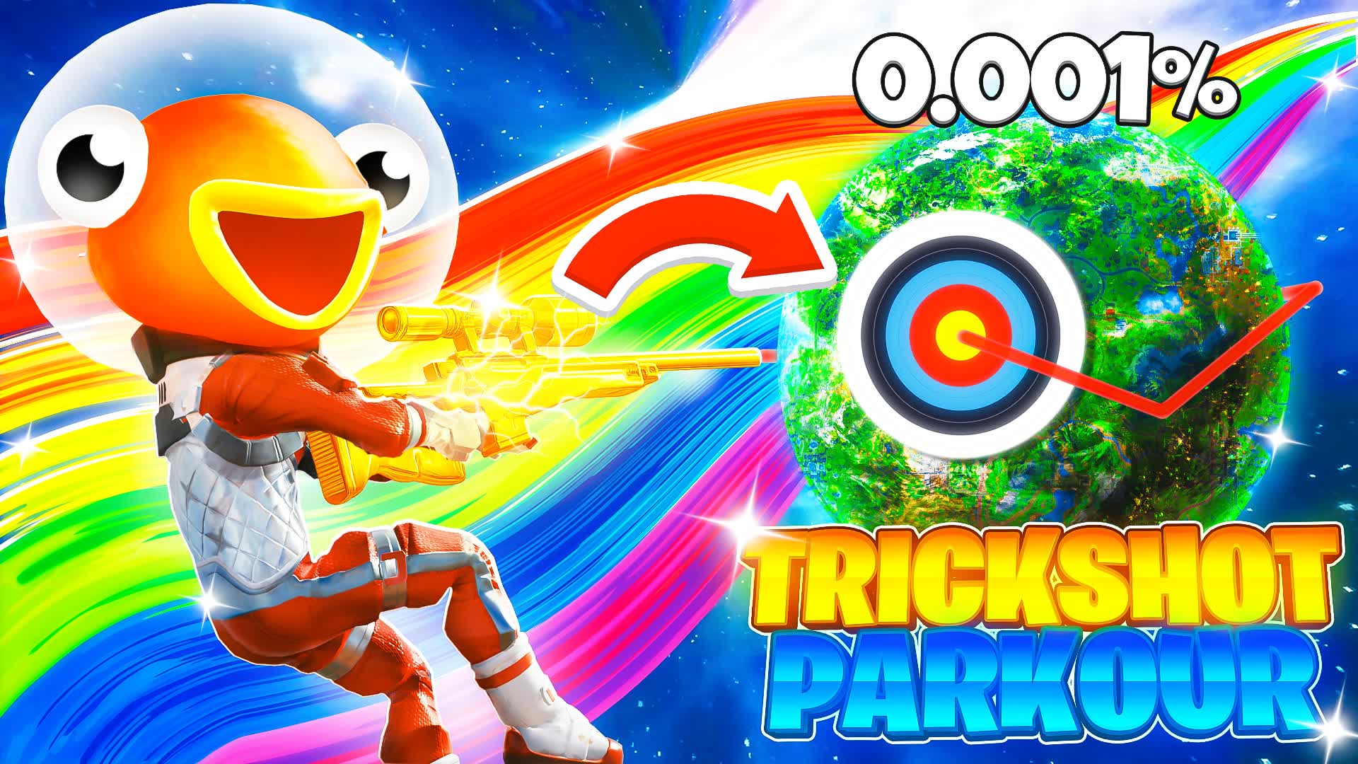 Super Trickshot PARKOUR (75+Level)🎯