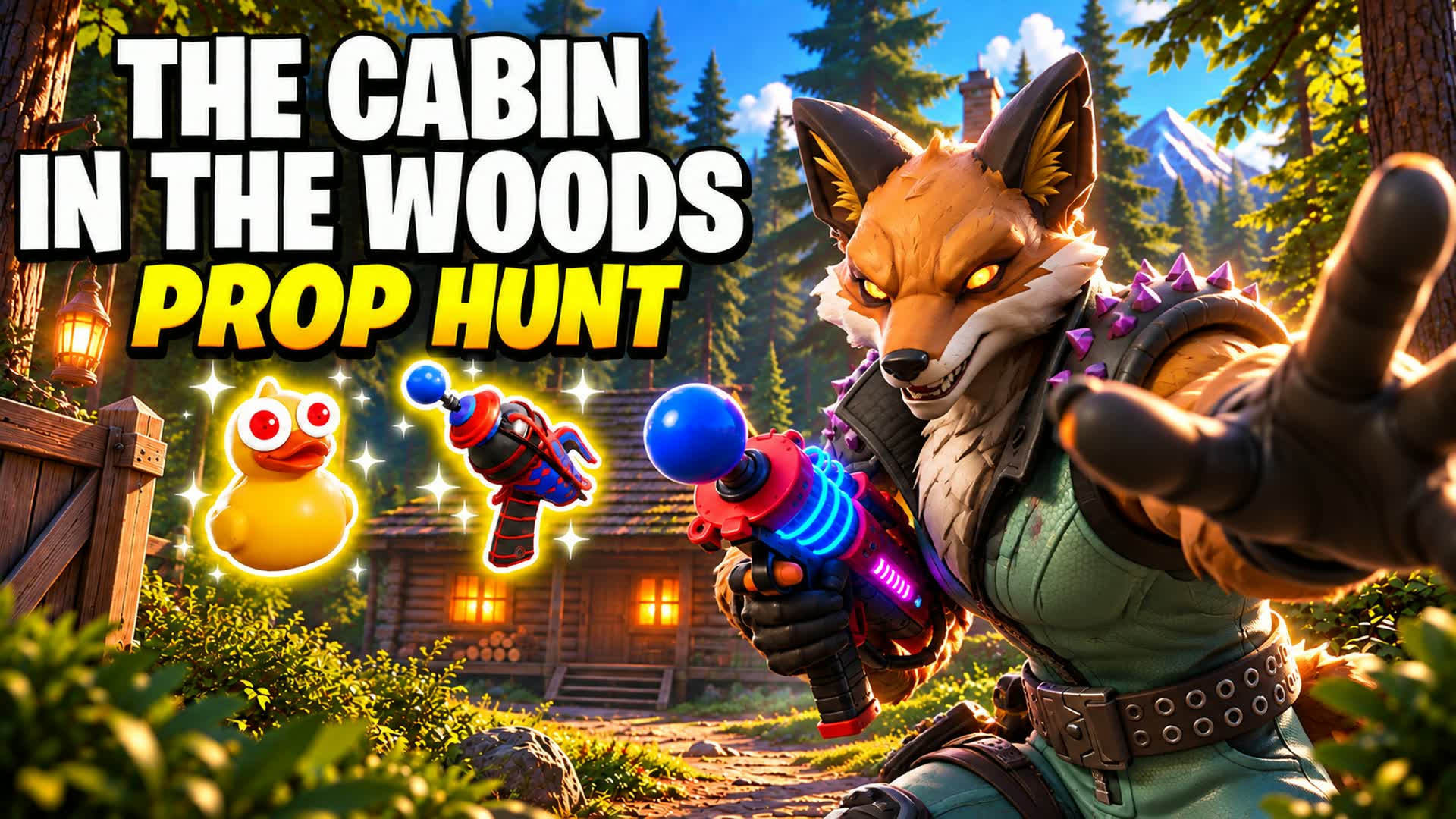 THE CABIN IN THE WOODS - PROP HUNT 🏕️