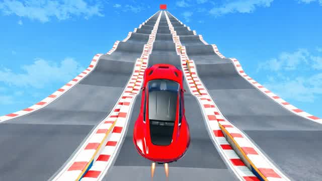 INCREDIBLE CRAZY MEGA RAMP