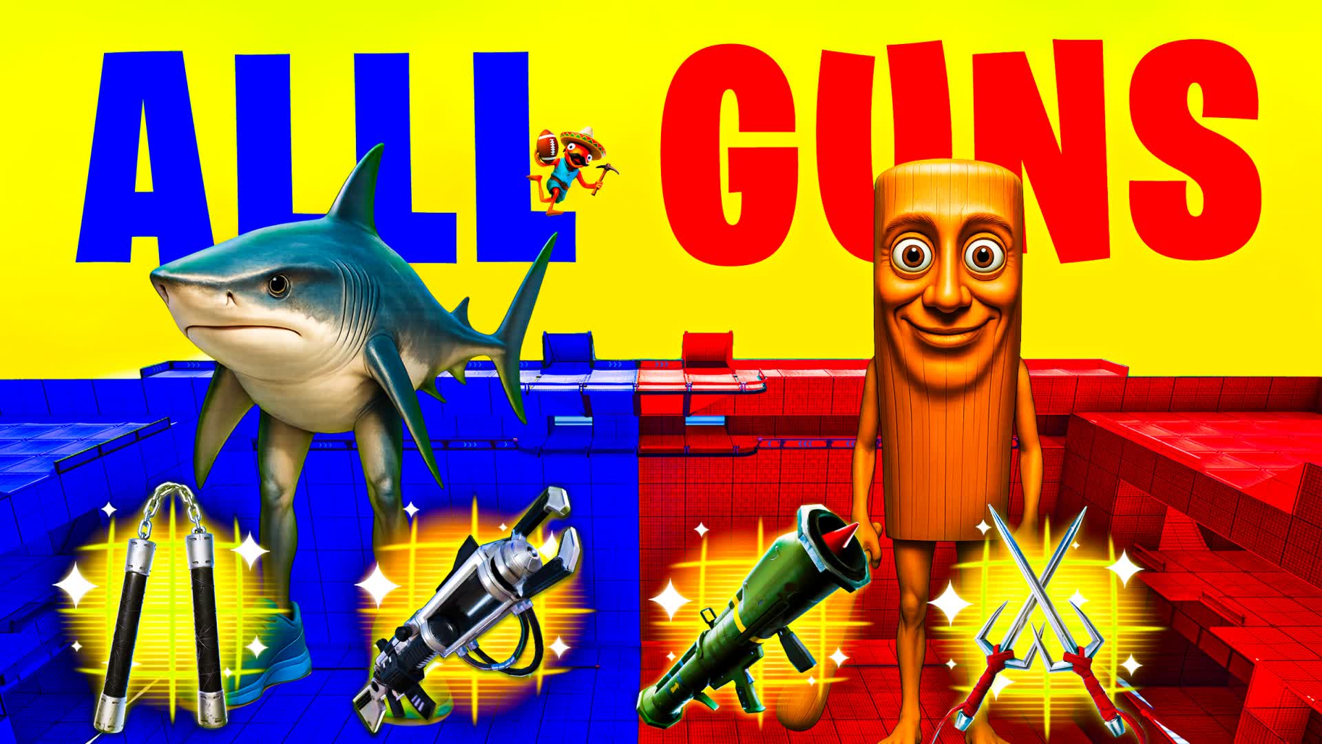 ALLL WEAPONS - TMNT - TUNG VS TRALALERO