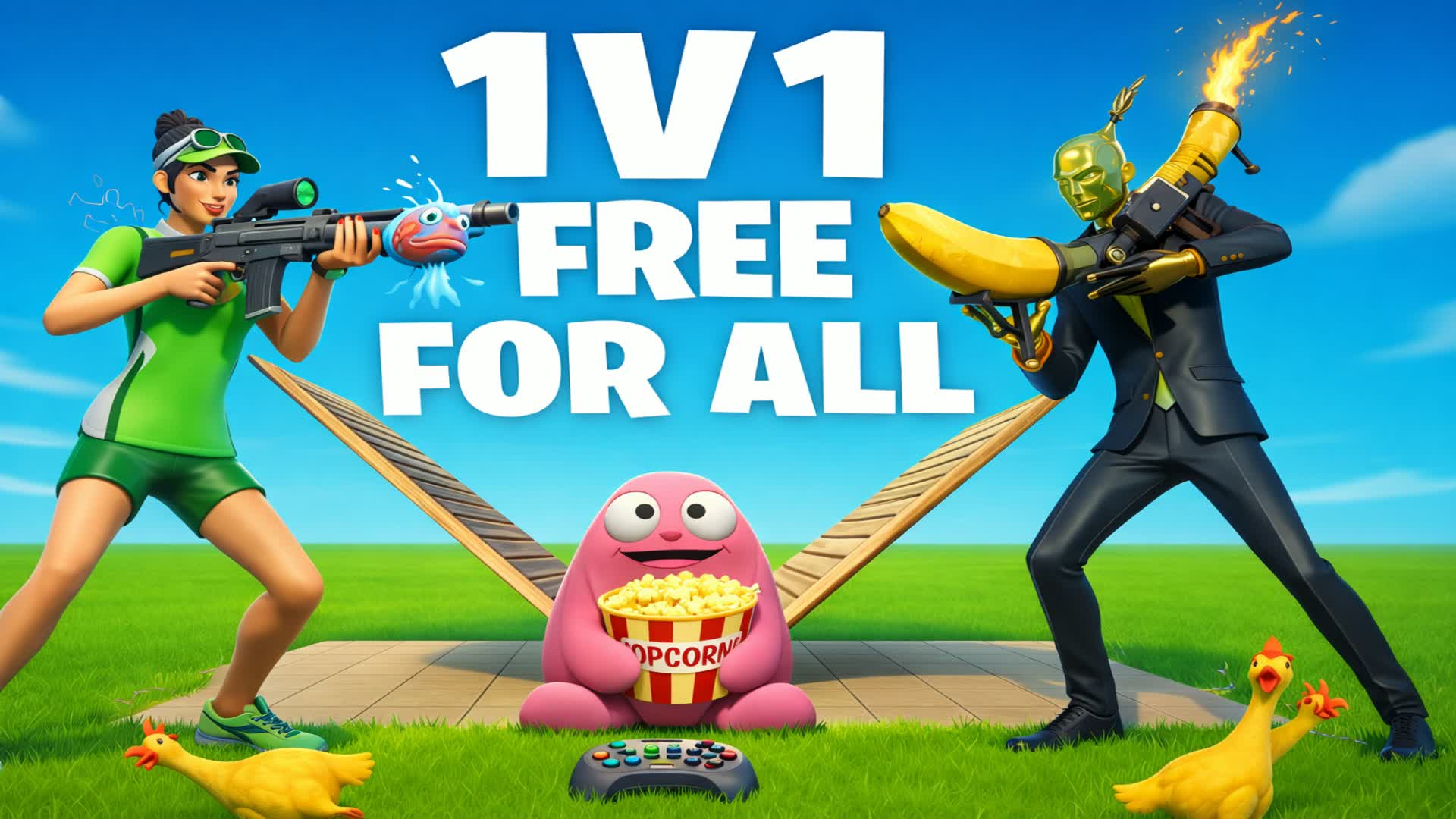 すべての人に1V1を無料で提供