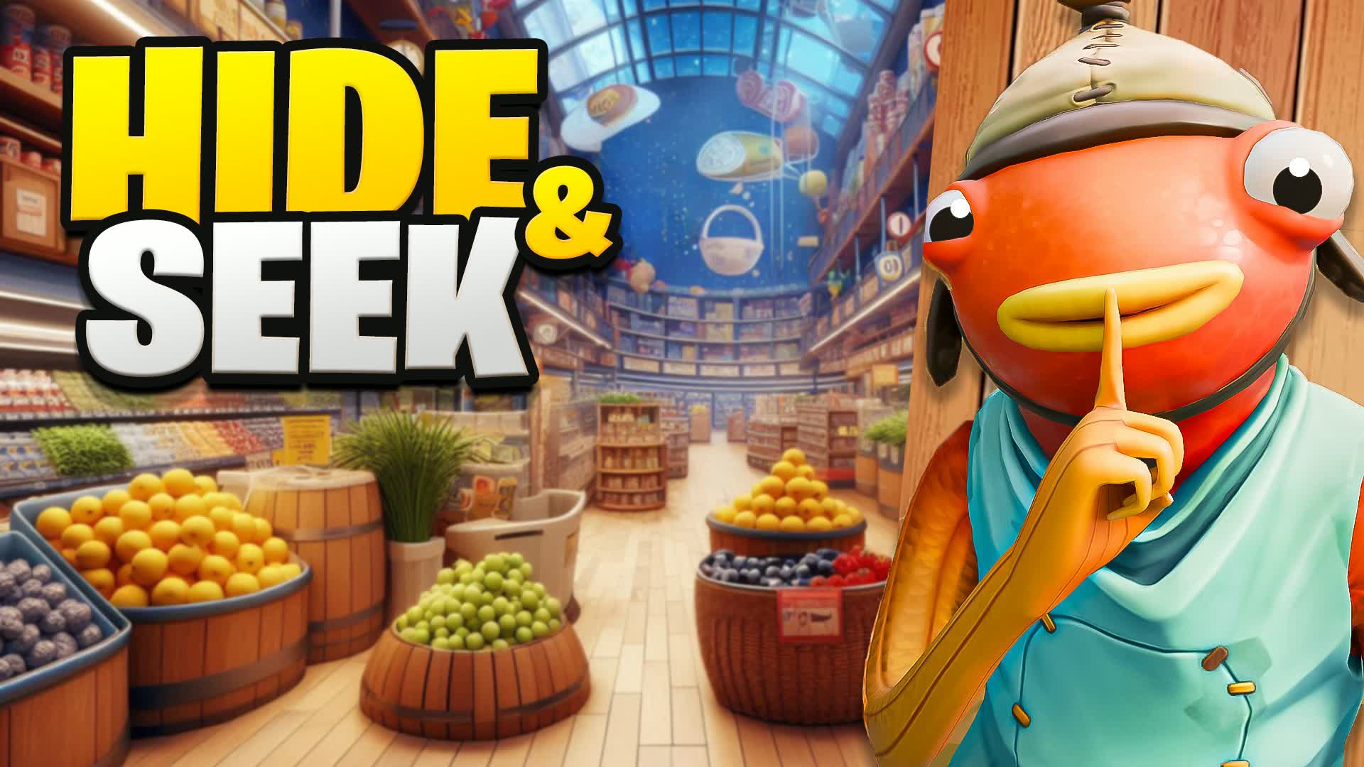 Hide and seek in a Supermarket 🛒