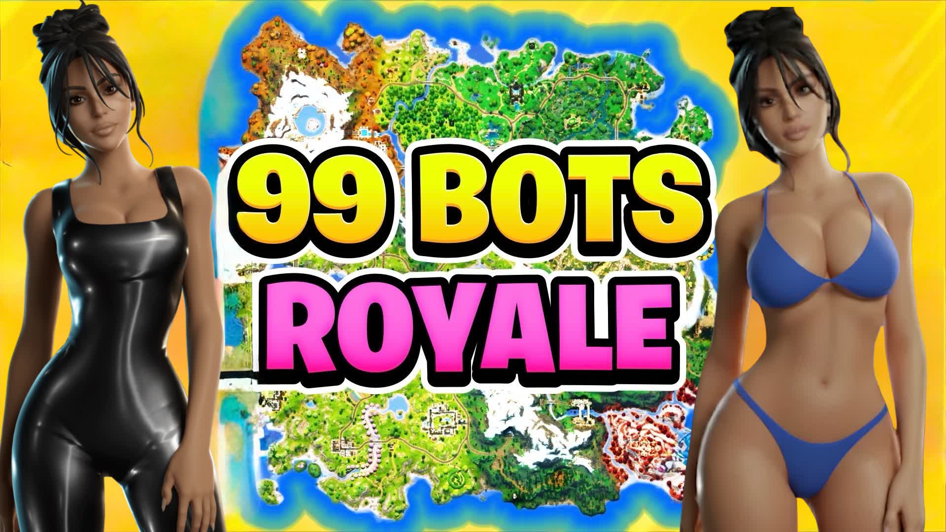 99 BOTS RANKED⭐️ALL GUNS FFA BOTS