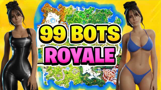 99 BOTS RANKED⭐️ALL GUNS FFA BOTS