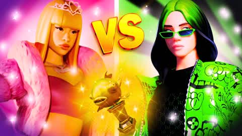 FIRST PERSON PURPLE VS GREEN GOLDEN FISH