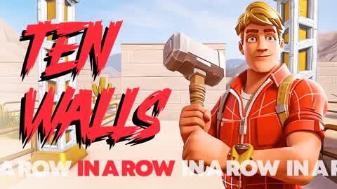 Ten walls in a row | Destroy at speed