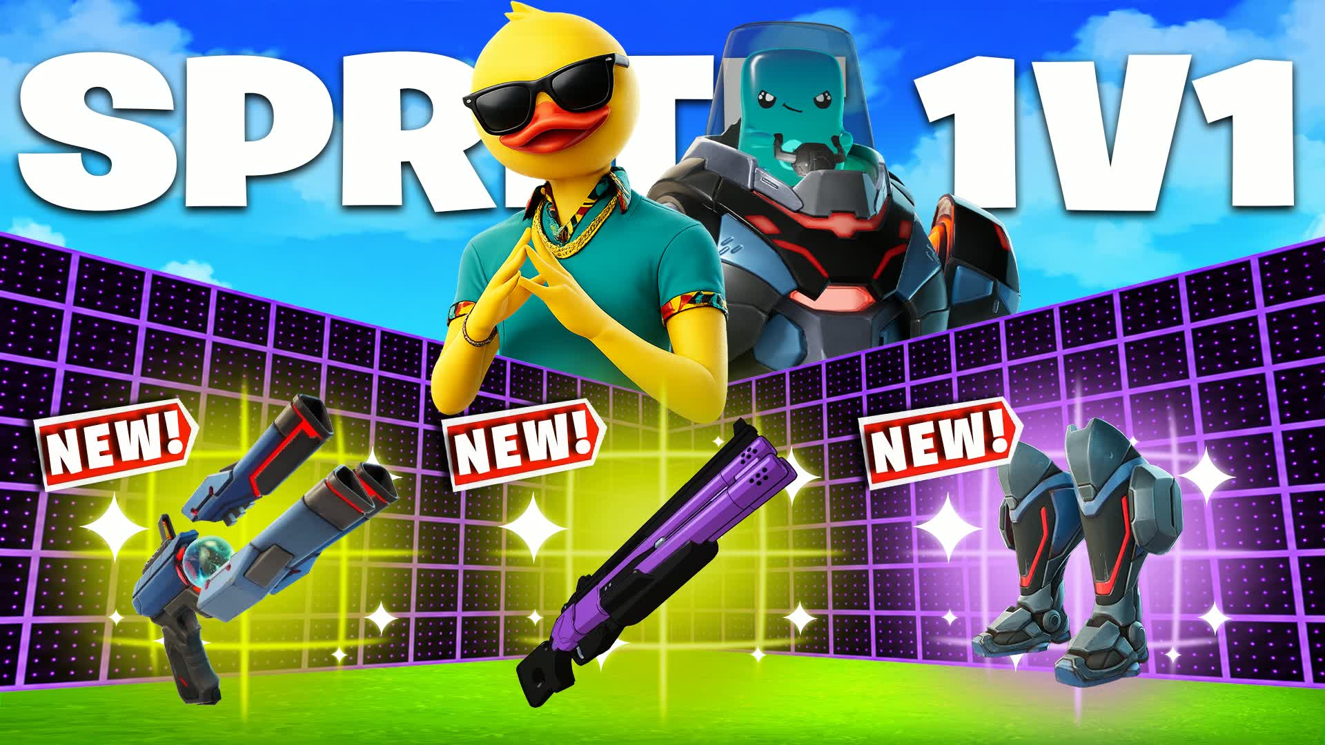 SPRITE 1V1 ALL GUNS & VEHICLES