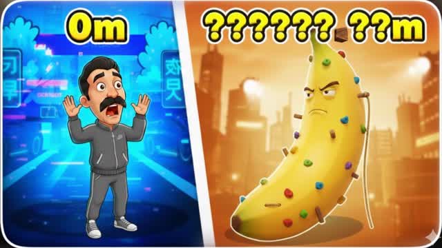 ESCALA LA ENORME BANANA [BETA] - parkour