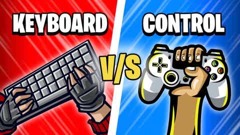 KEYBOARD VS CONTROL 🔴🔵 NEW MAP ⌨️  🎮
