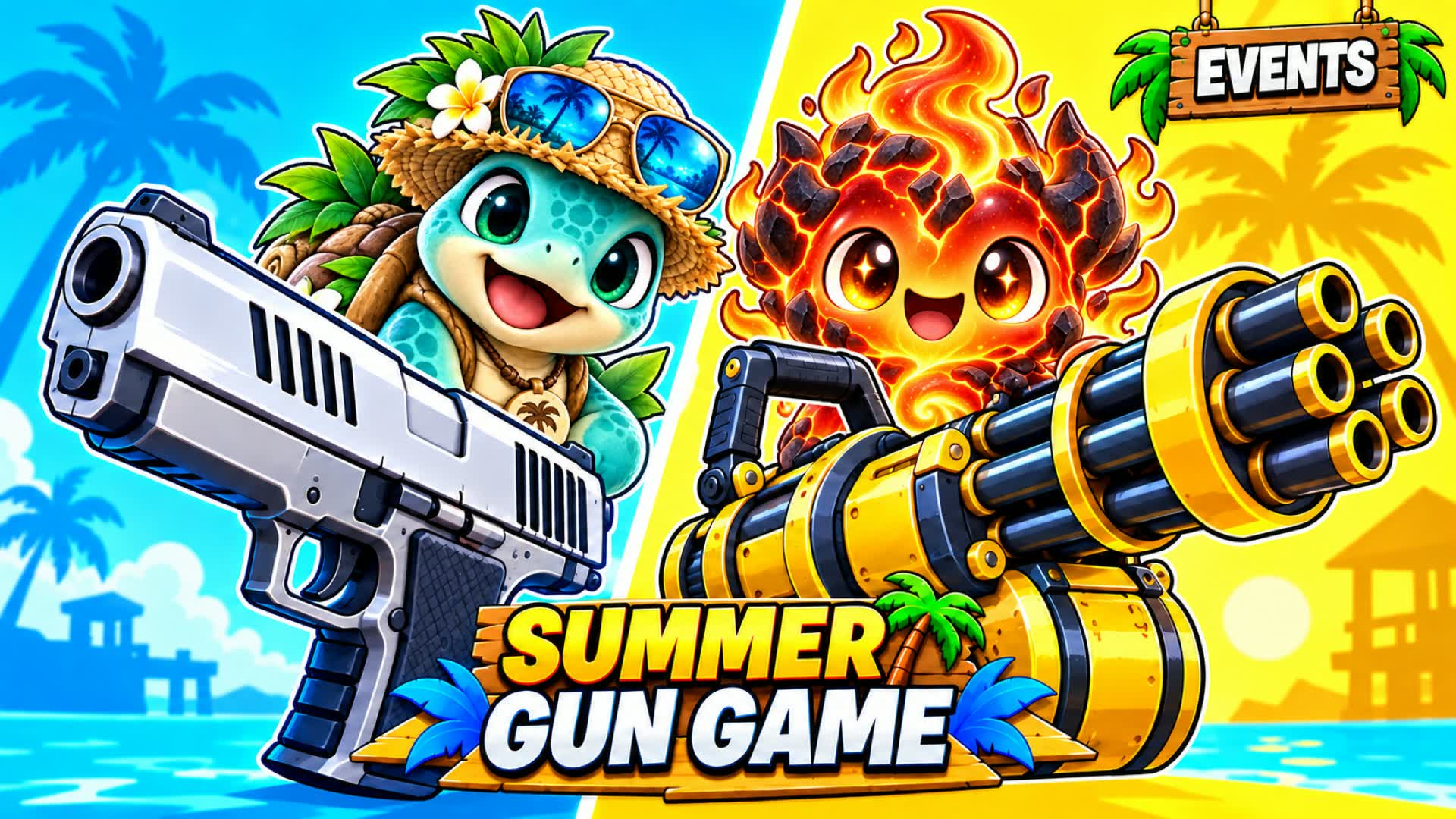 🏖️ THE SUMMER GUN GAME 🔫 ONE SHOT