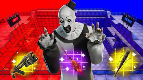 ART THE CLOWN RED VS BLUE🔵🔴