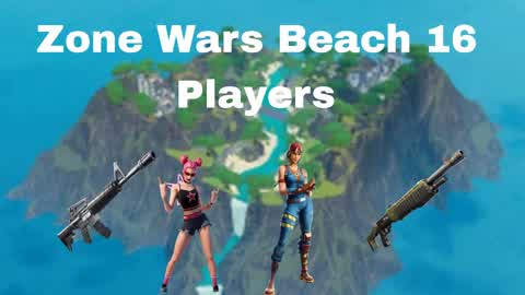 Zone Wars Beach 16 Players