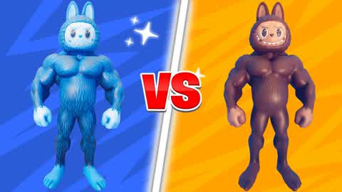 LABUBU Blue  vs LABUBU  Brown