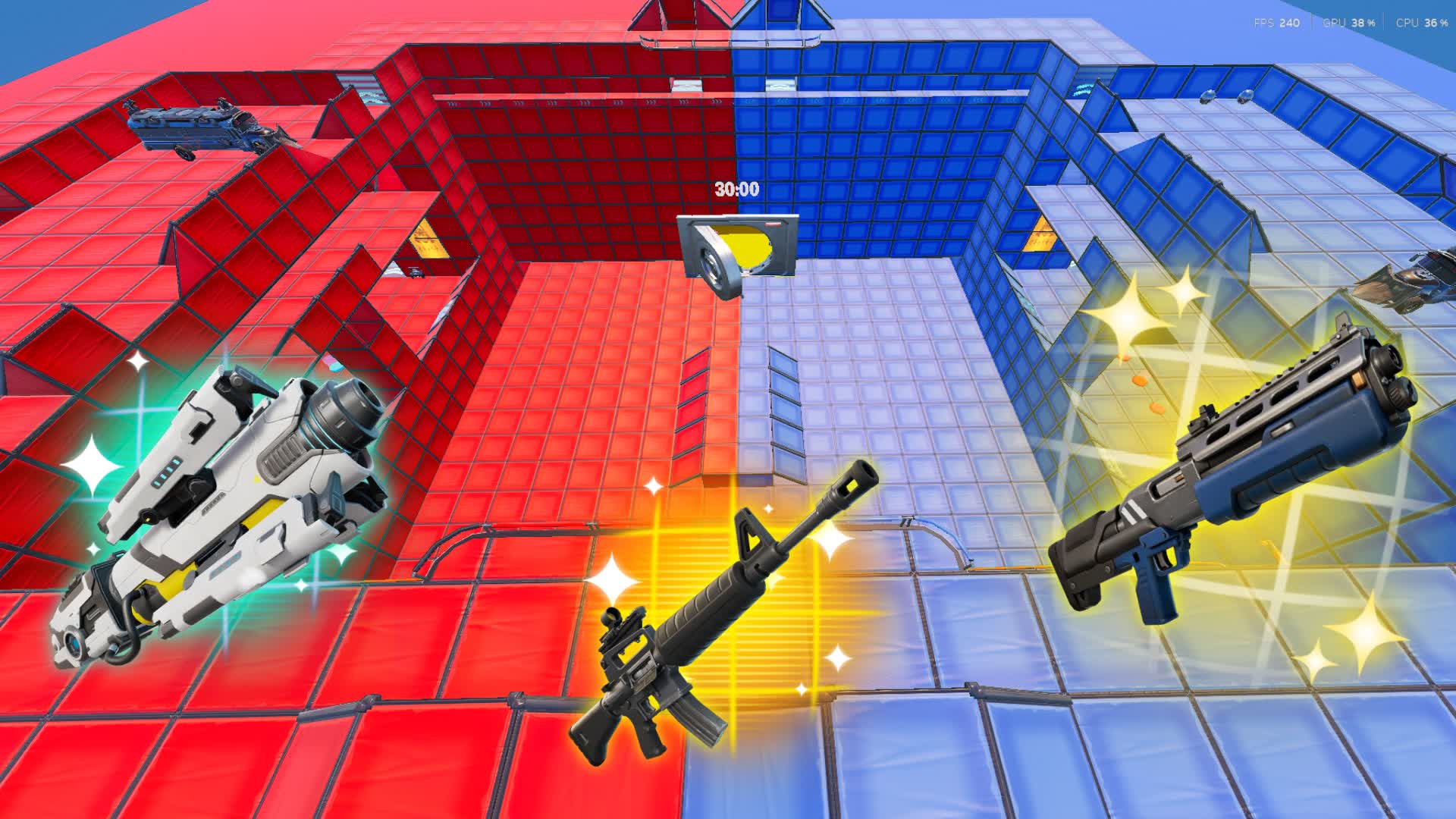 CRAZY RED VS BLUE 🔴🔵 FIRST PERSON