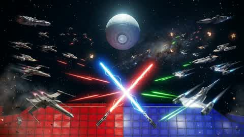 STAR WARS RED VS BLUE ✈️ GALAXY OF HERO