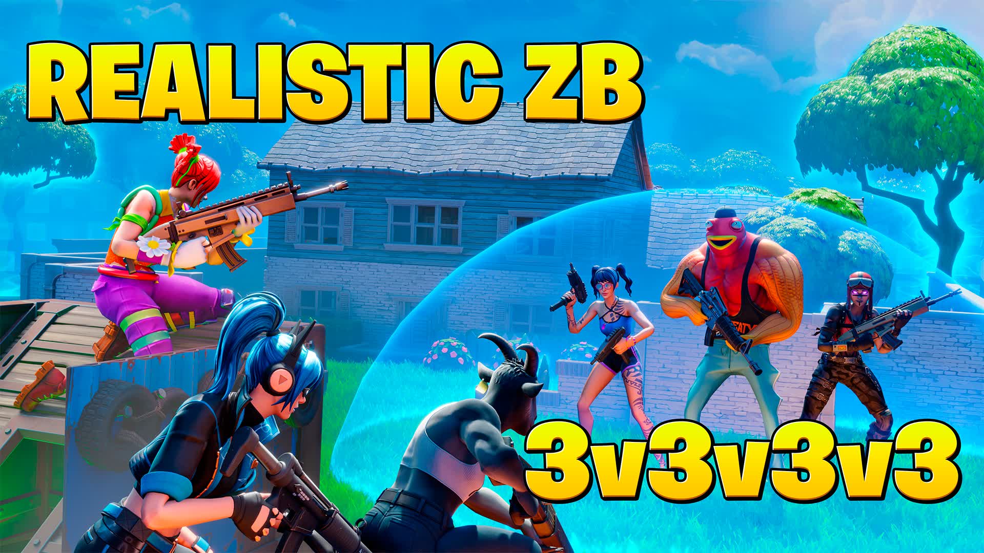 3v3v3v3 REALISTIC ZB - fortnite