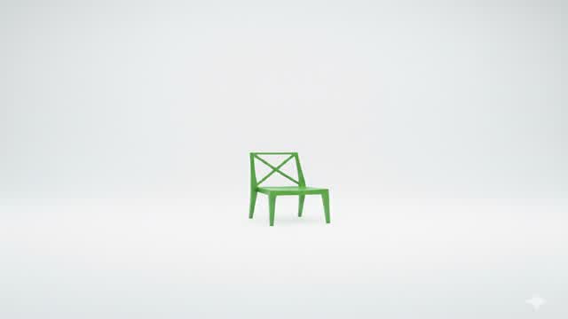 uma cadeira no meio do nada