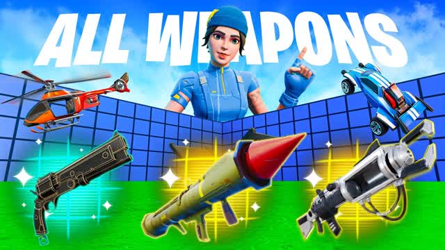 ALL WEAPONS & VEHICLES 1V1😜