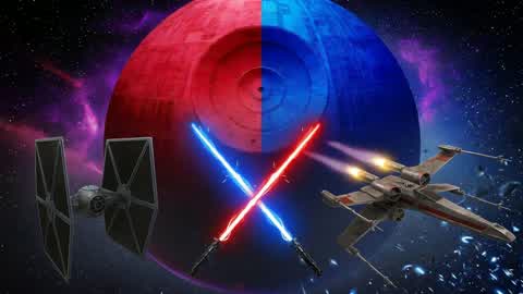 CRAZY STAR WARS RED VS BLUE RVB