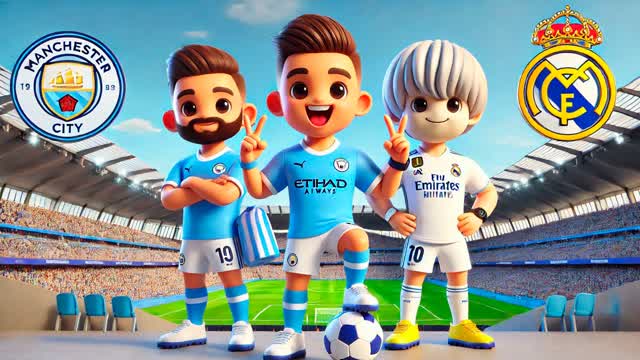 MANCHESTER CITY X REAL MADRID ⚽