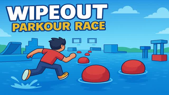 WIPEOUT PARKOUR RACE!!