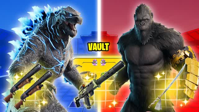 EXTREME KONG VS GODZILLA🔴🔵