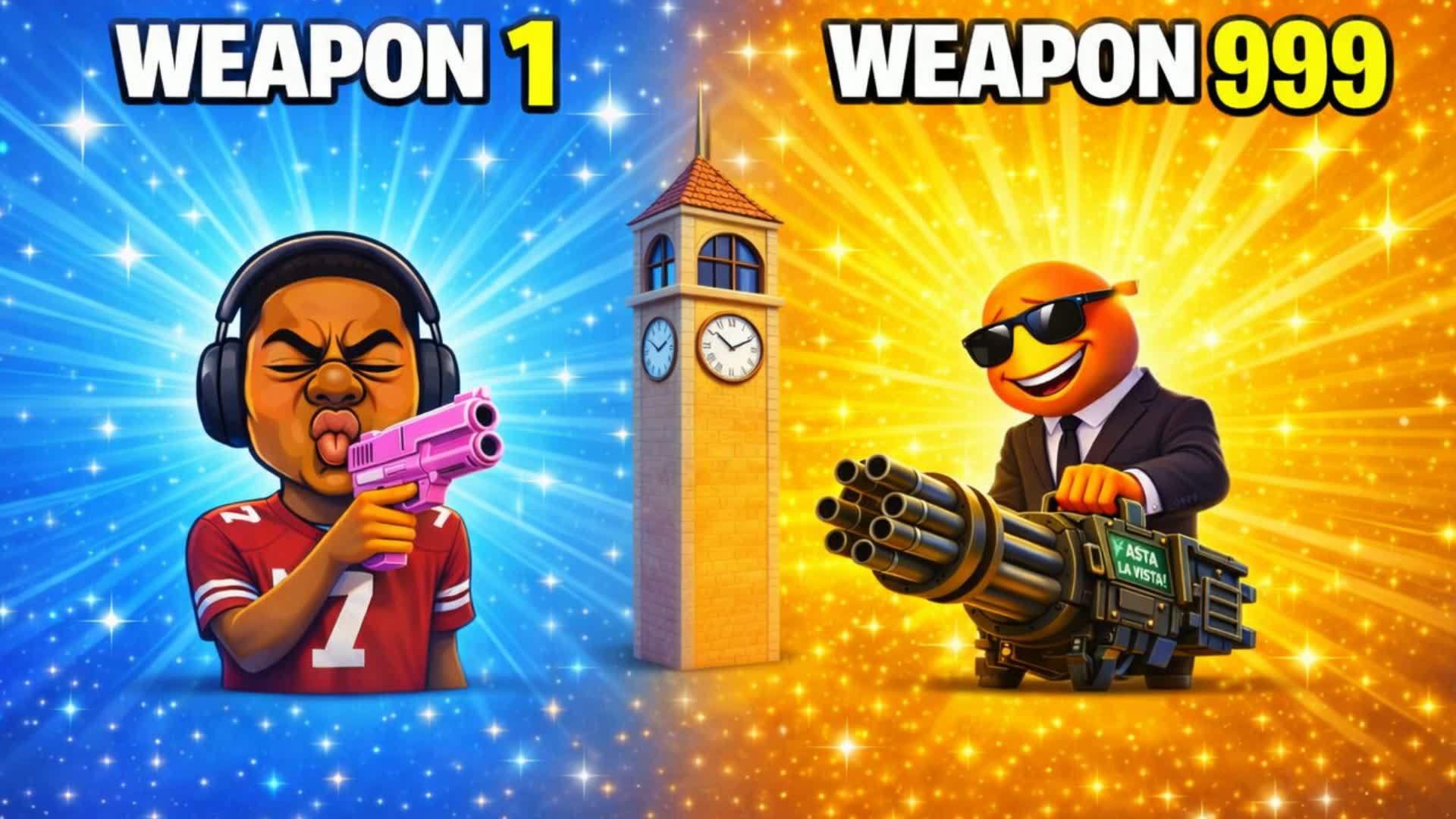 😎 GUN GAME 🔫  AURA ONE SHOT