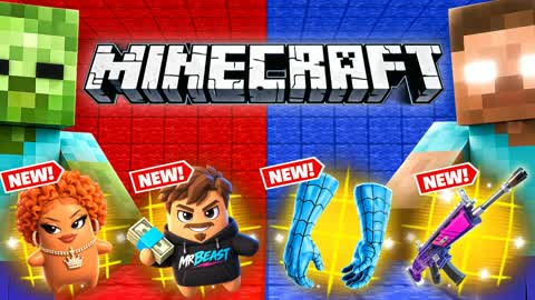 STEVE VS ZOMBIE RVB RED VS BLUE