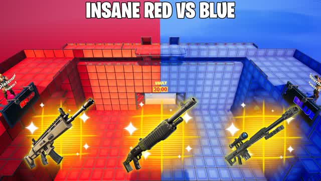 INSANE RED VS BLUE🔴🔵PVP