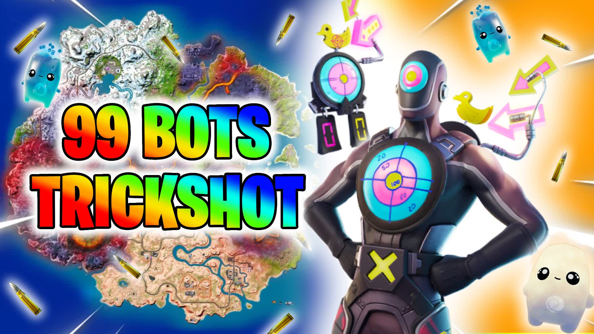 99 BOTS TRICKSHOT 🎯 FFA