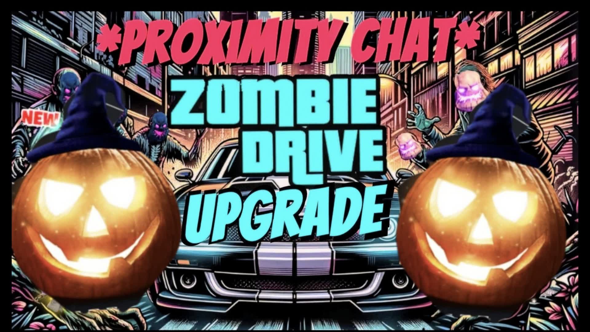 Zombie Halloween Drive 2136-1264-7372 di crimeman - Fortnite, image size:1920x1080