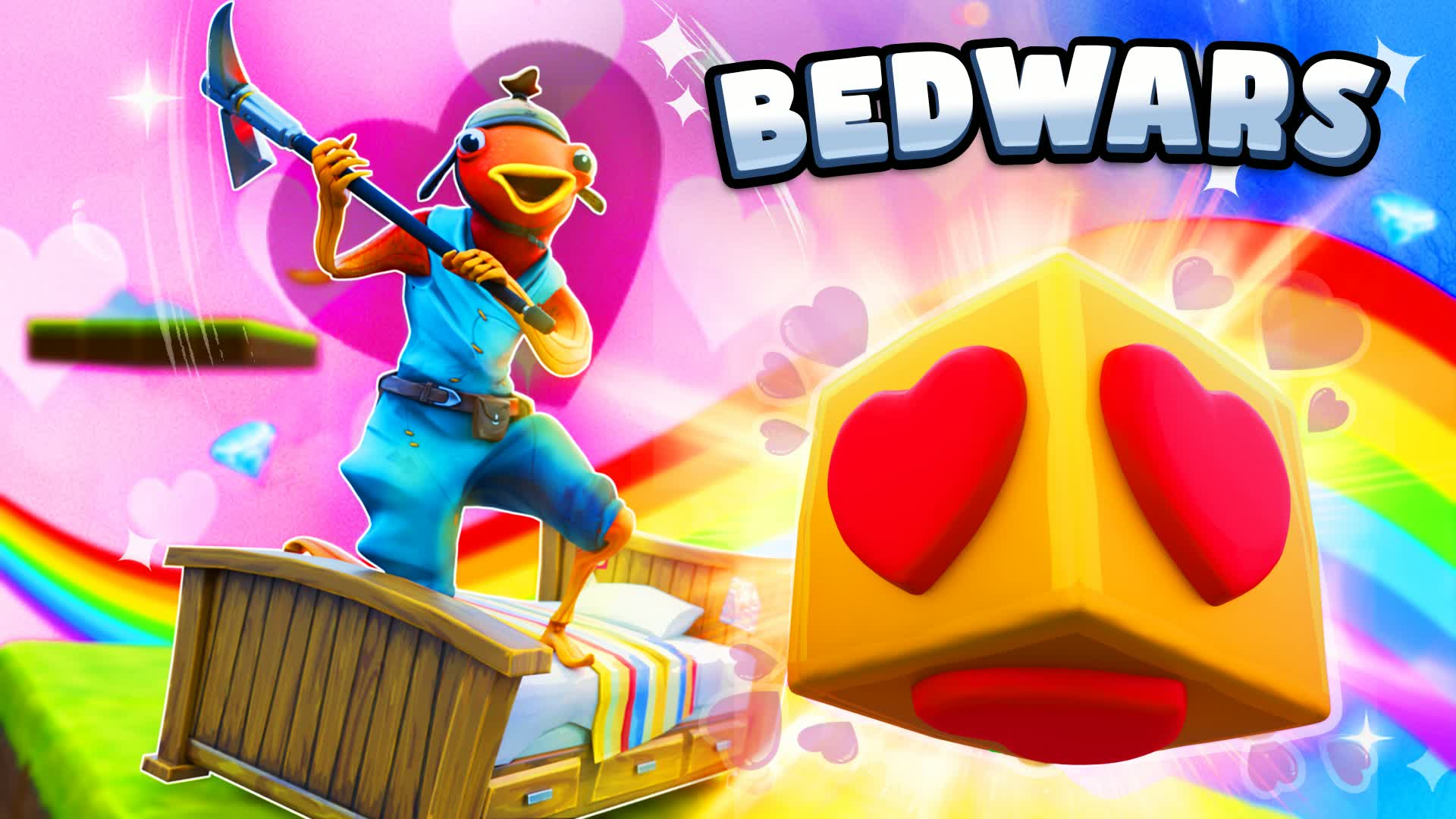 ラッキーブロック ベッドウォーズ