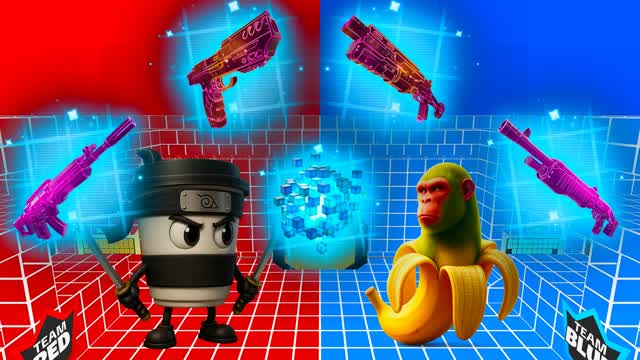 ASSASINO VS BANANINI⭐️RED VS BLUE 🔴🔵