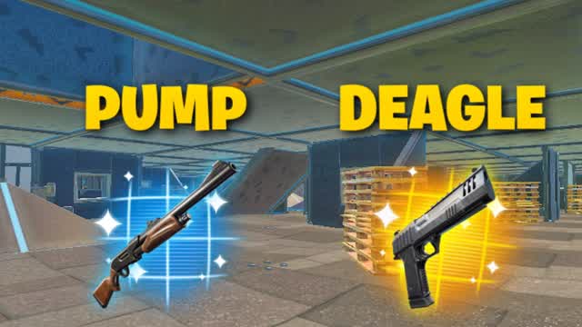 FIGHT NO BUILD 🎯DEAGLE & PUMP