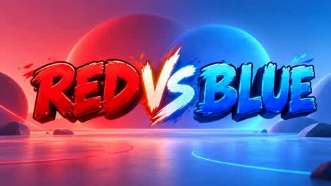 RED VS BLUE 🔴🔵CRAZY RED BLUE