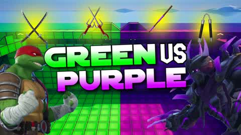 TMNT 🟢 Green VS Purple 🟣