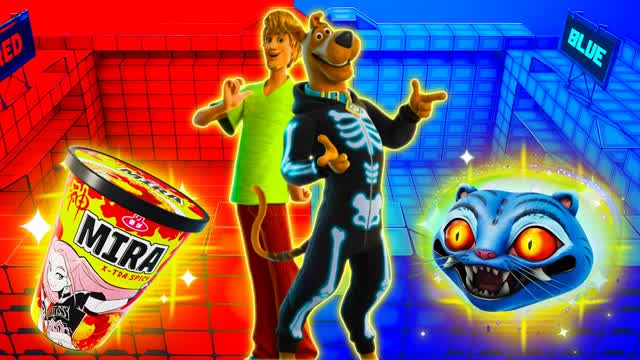KPOP SCOOBY DOO RED VS BLUE 🔴🔵 DEMONS