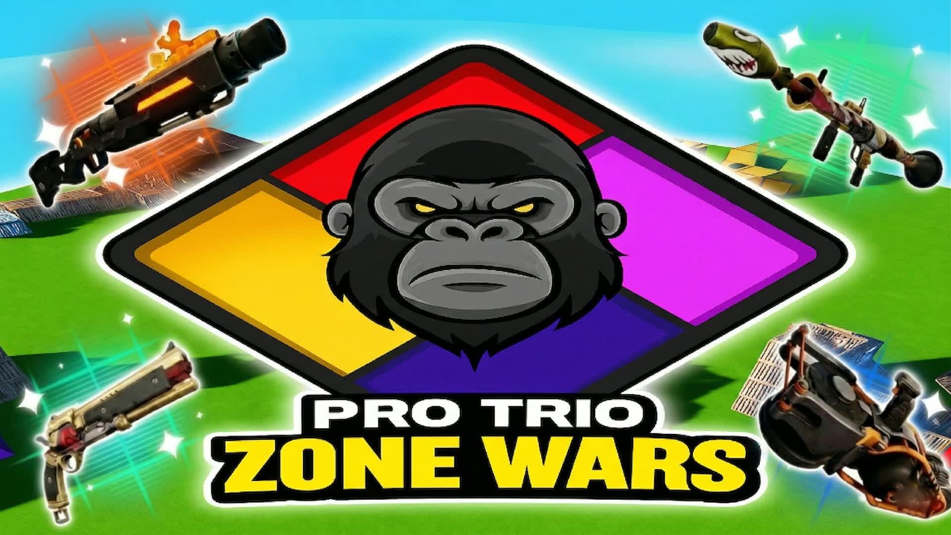 🦍PRO TRIO ZONE WARS FFA🦍