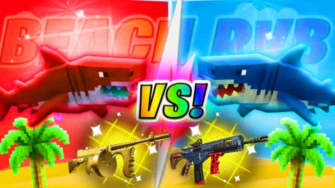 BEACH RED VS BLUE🔴🔵