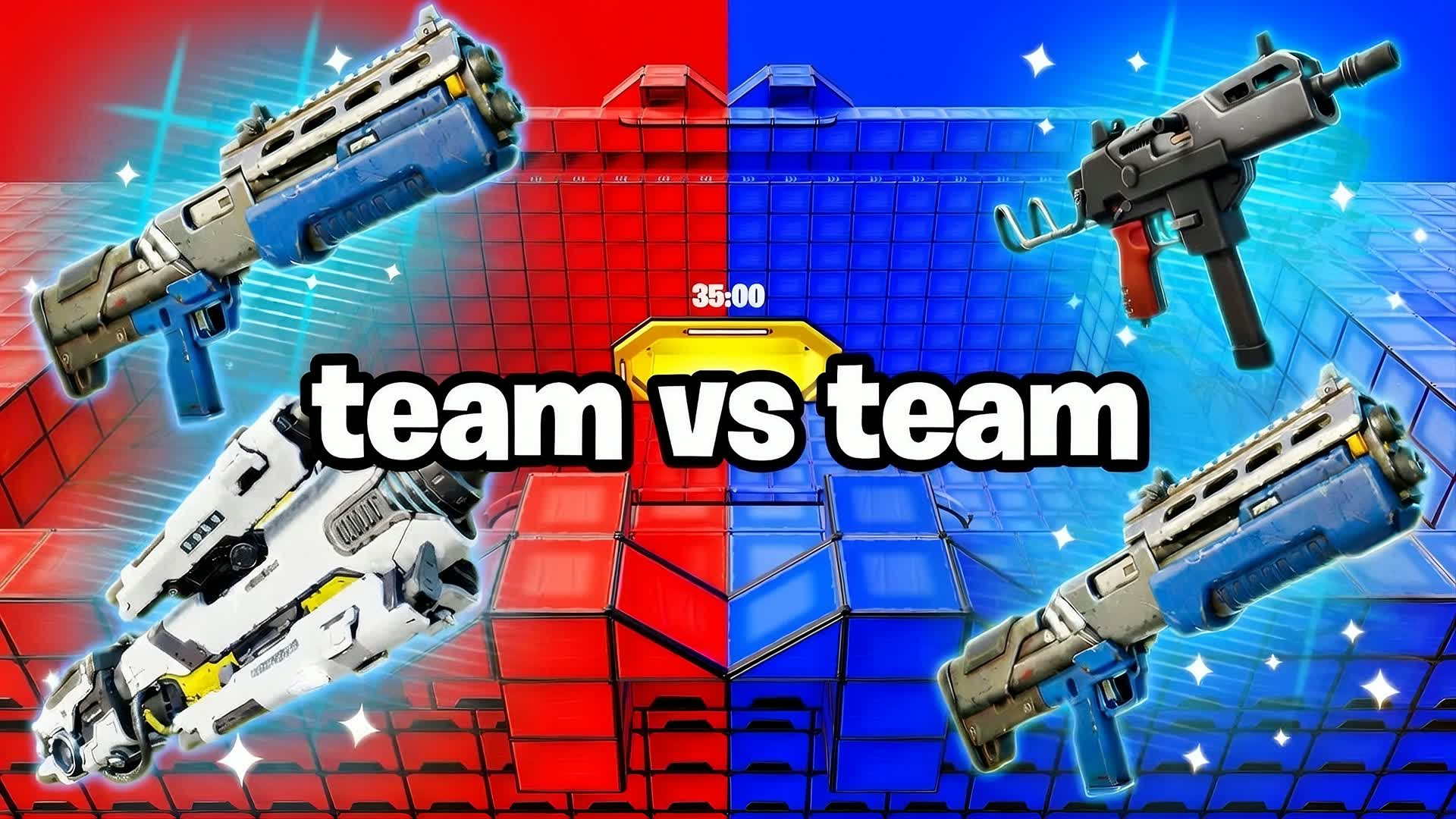 チーム VS チーム（レッド 対 ブルー）