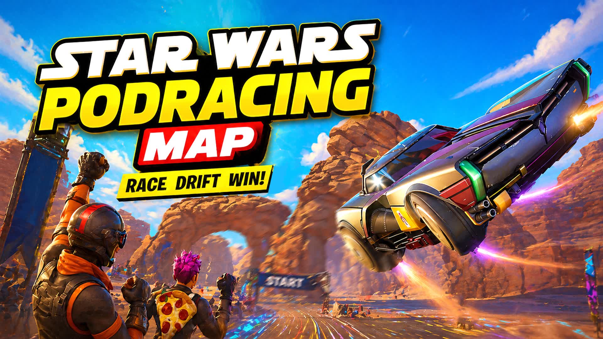 STAR WARS PODRACING MAP