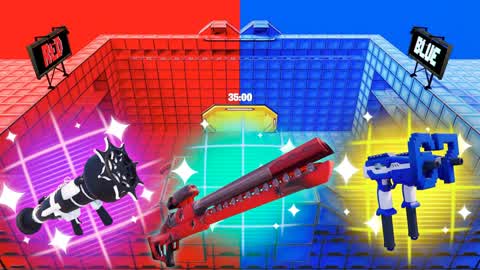 🔴CRAZY CUSTOM RED VS BLUE 🔵