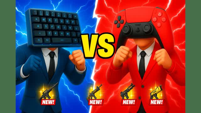 KEYBOARD VS CONTROLLER - RED VS BLUE🔴🔵