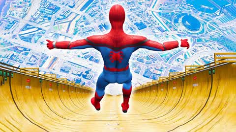 🕸Spiderman mega ramp🕸